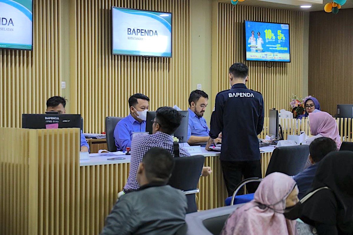 Loket Pelayanan Bapenda Tangsel