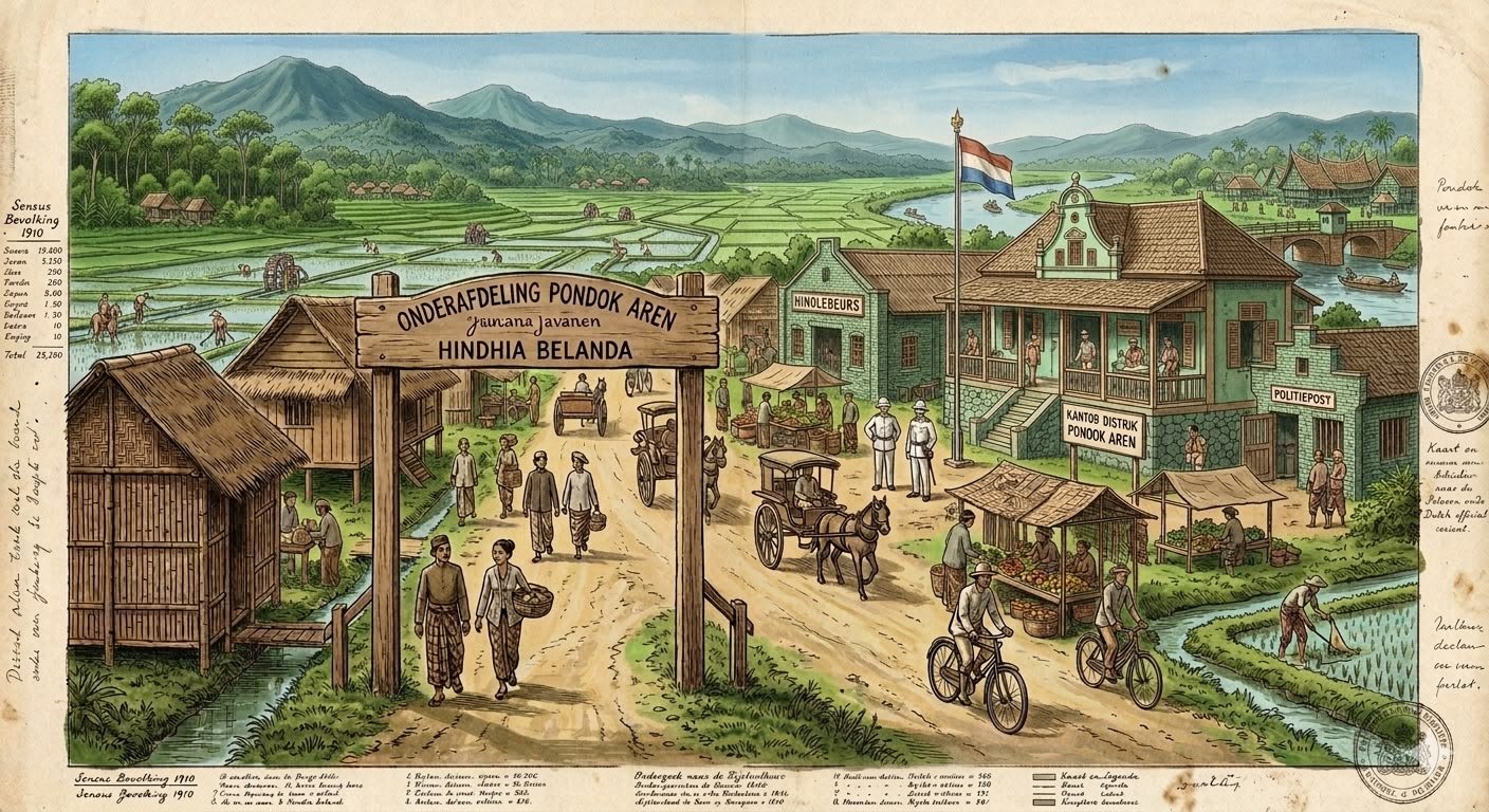 Media Kita! 83 Ilustrasi Pondok Aren Generated by Banana 2